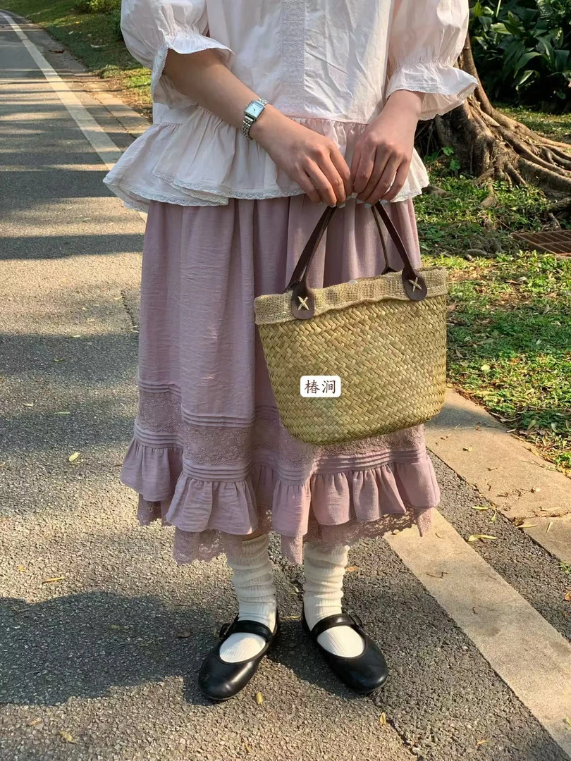 椿涧（66007）时尚气质休闲半裙kc