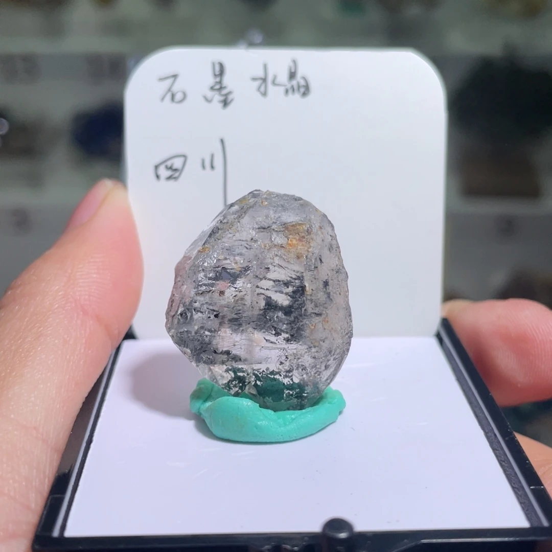 石材石墨水晶吊坠