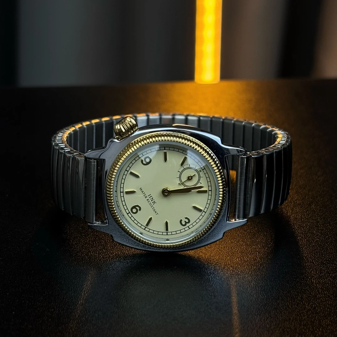 HNK正品千禧年复古手表欧美风格弹力表带情侣防水石英手表