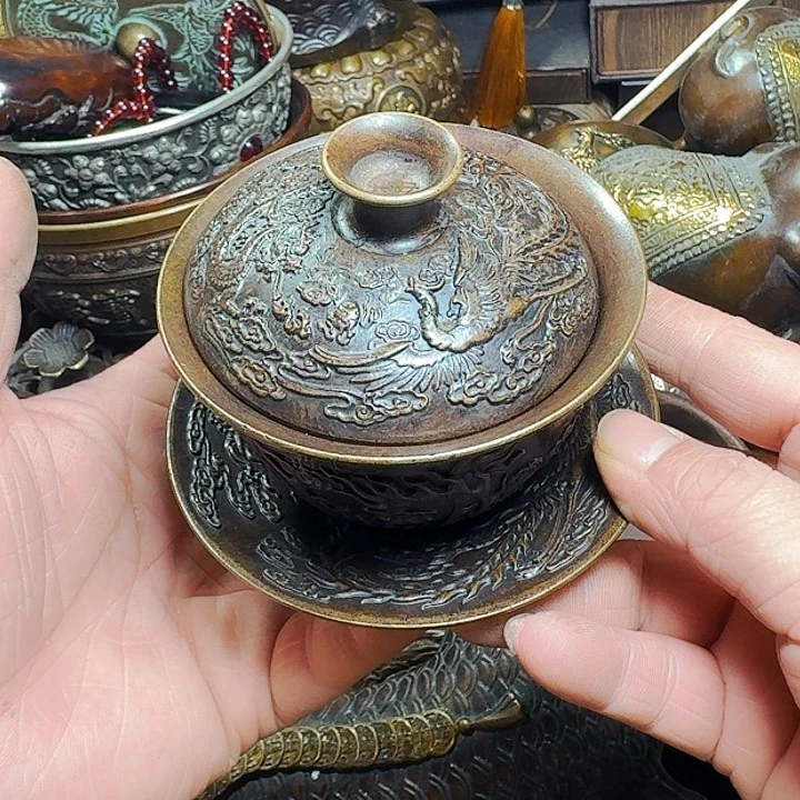 铜器摆件收收藏藏