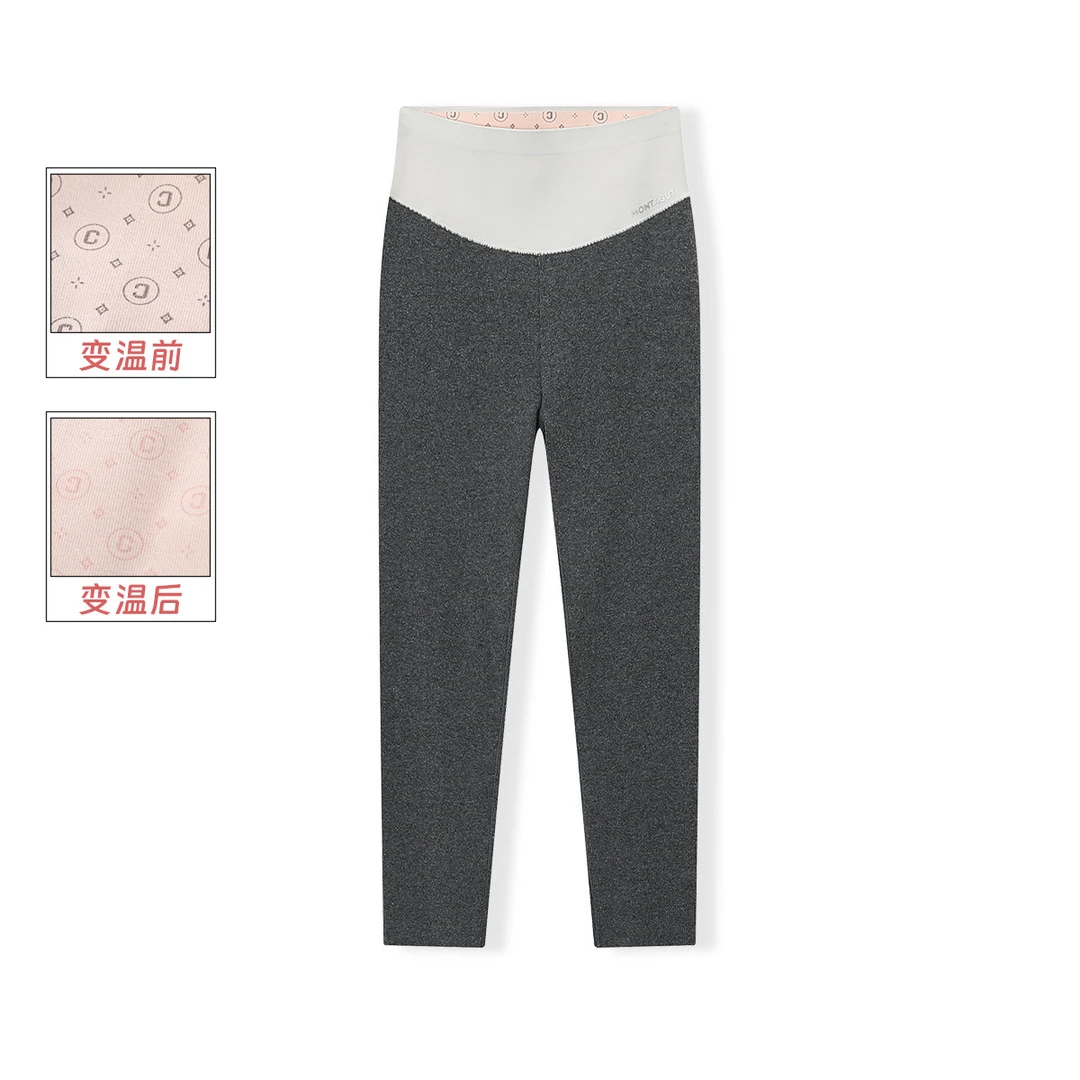 简约花边高腰休闲舒适打底裤女童春秋坑条弹力小脚裤外穿长裤D50