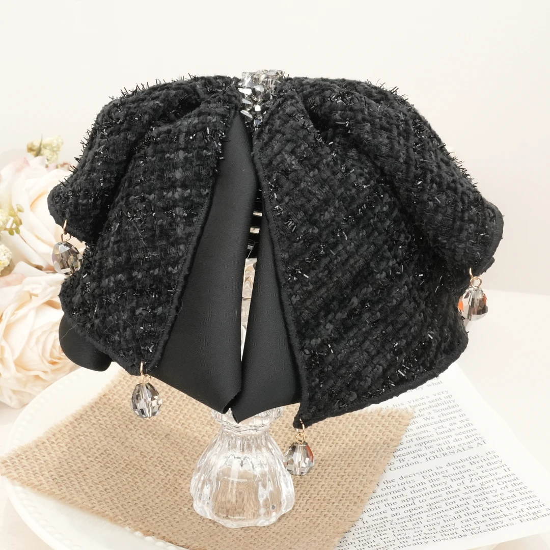 FNQ455甜美韩系轻奢蝴蝶结抓夹时尚百搭头饰