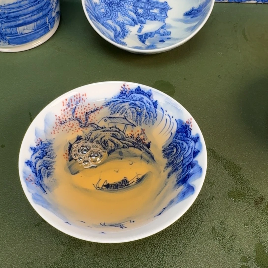 景德镇纯手绘茶具圆圆217