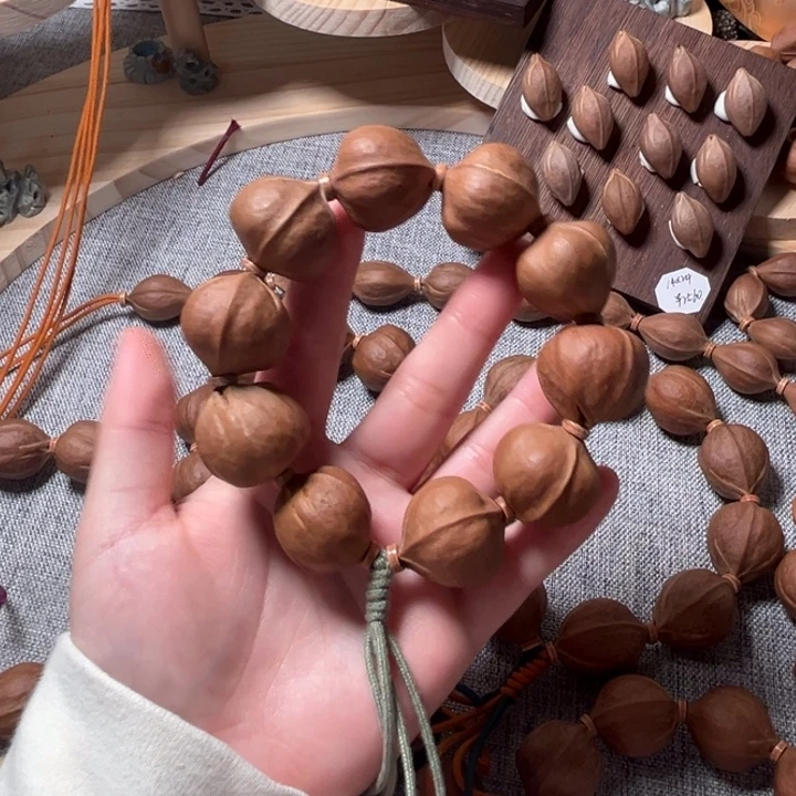 橄榄核手串/手链2323梅林铁三花橄榄核