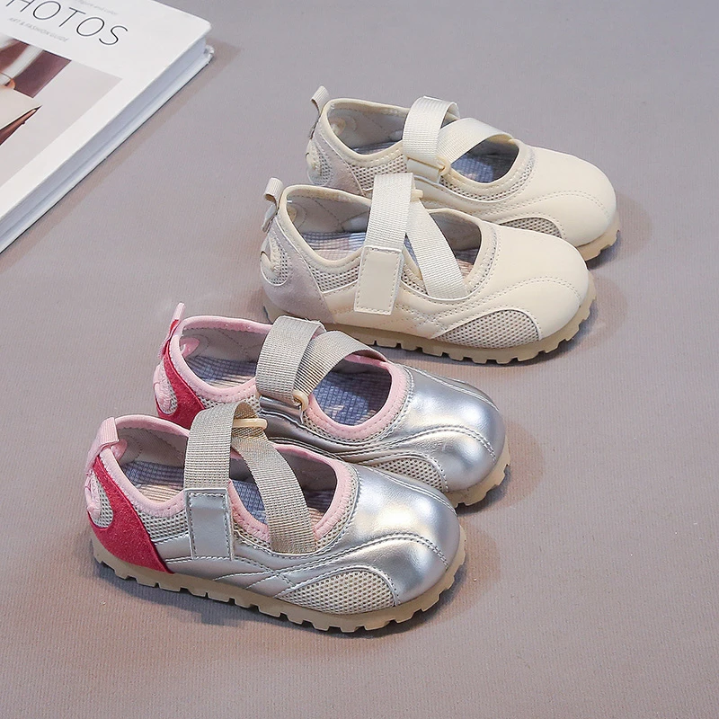 小黄鸭休闲风休闲宝宝鞋软底鞋子少女风夏季女板鞋透气1090