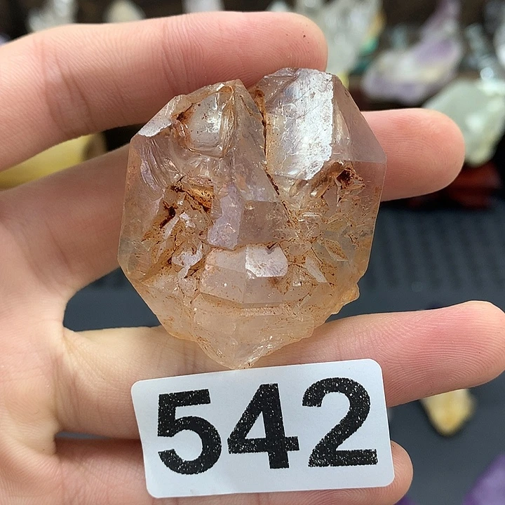 水晶珠宝半成品未镶嵌红泥骸骨