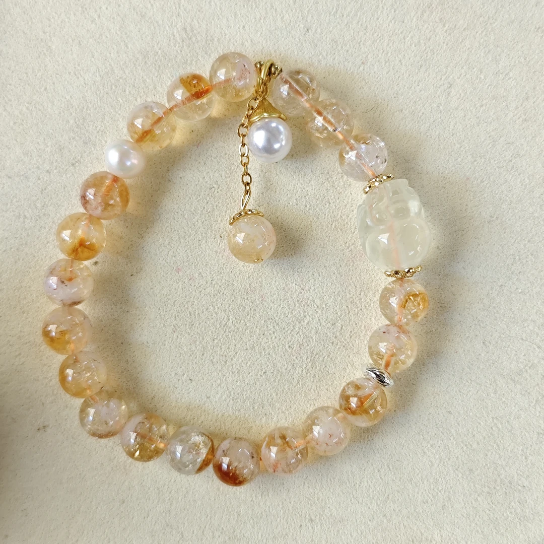 060黄塔晶貔貅手串0000