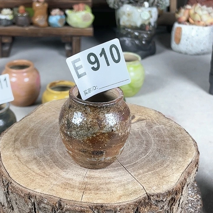 紫砂花盆拇指盆 内口2.8