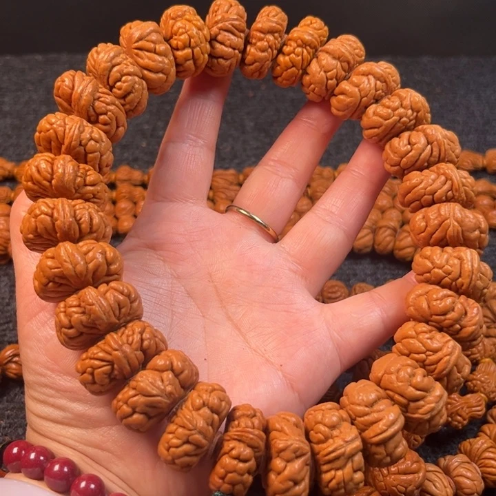 桃核吊坠G10链接手串