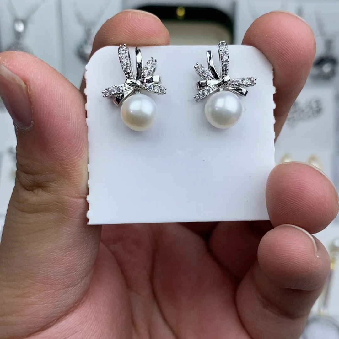 耳饰未镶嵌淡水珍珠