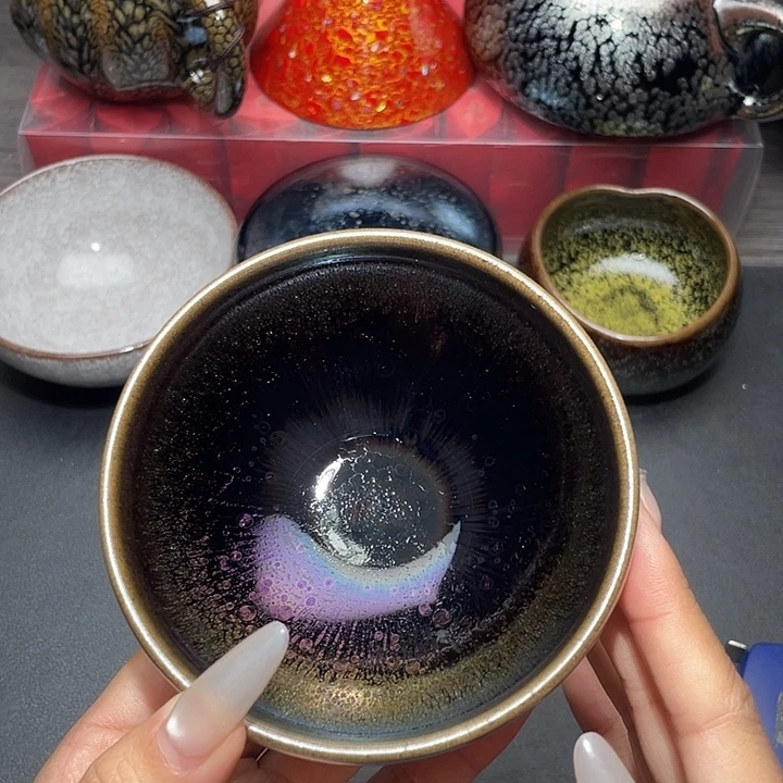 茶盏七彩灯盏建盏