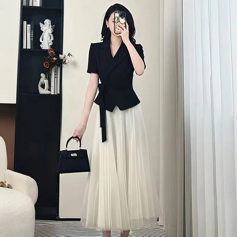 2025新款夏季修身气质高级感流行西服夏季必备