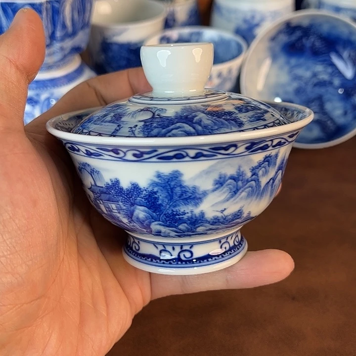 瓷片景德镇全手工手绘陶瓷