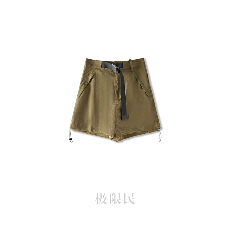 极限民《青竹》夏季防走光A字速干运动工装短裙F5204L1601