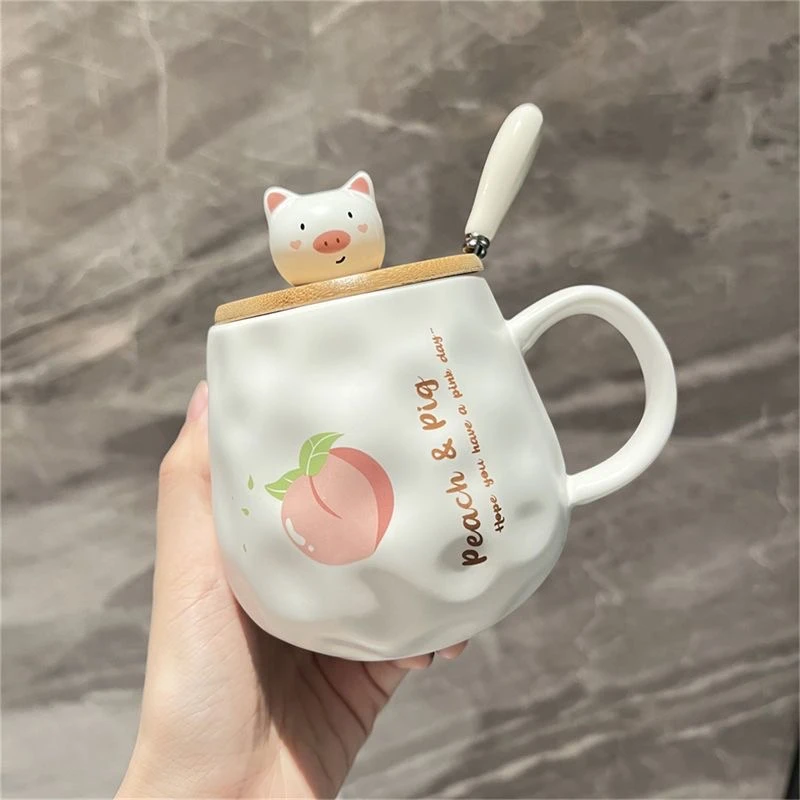 高级感卡通水杯小众生日礼物送闺蜜姐妹女朋友实用有意义马克杯