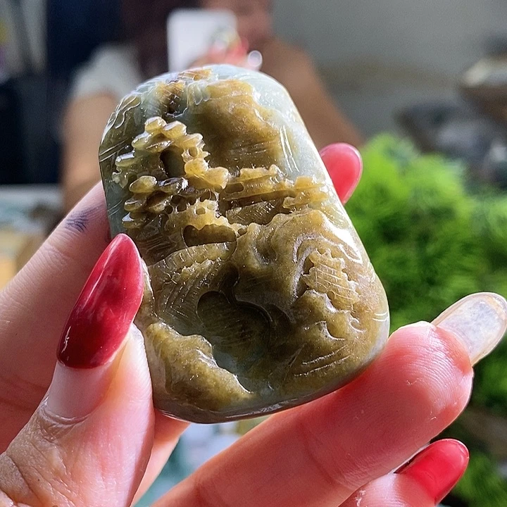【闪购商品】翡翠挂件未镶嵌山水