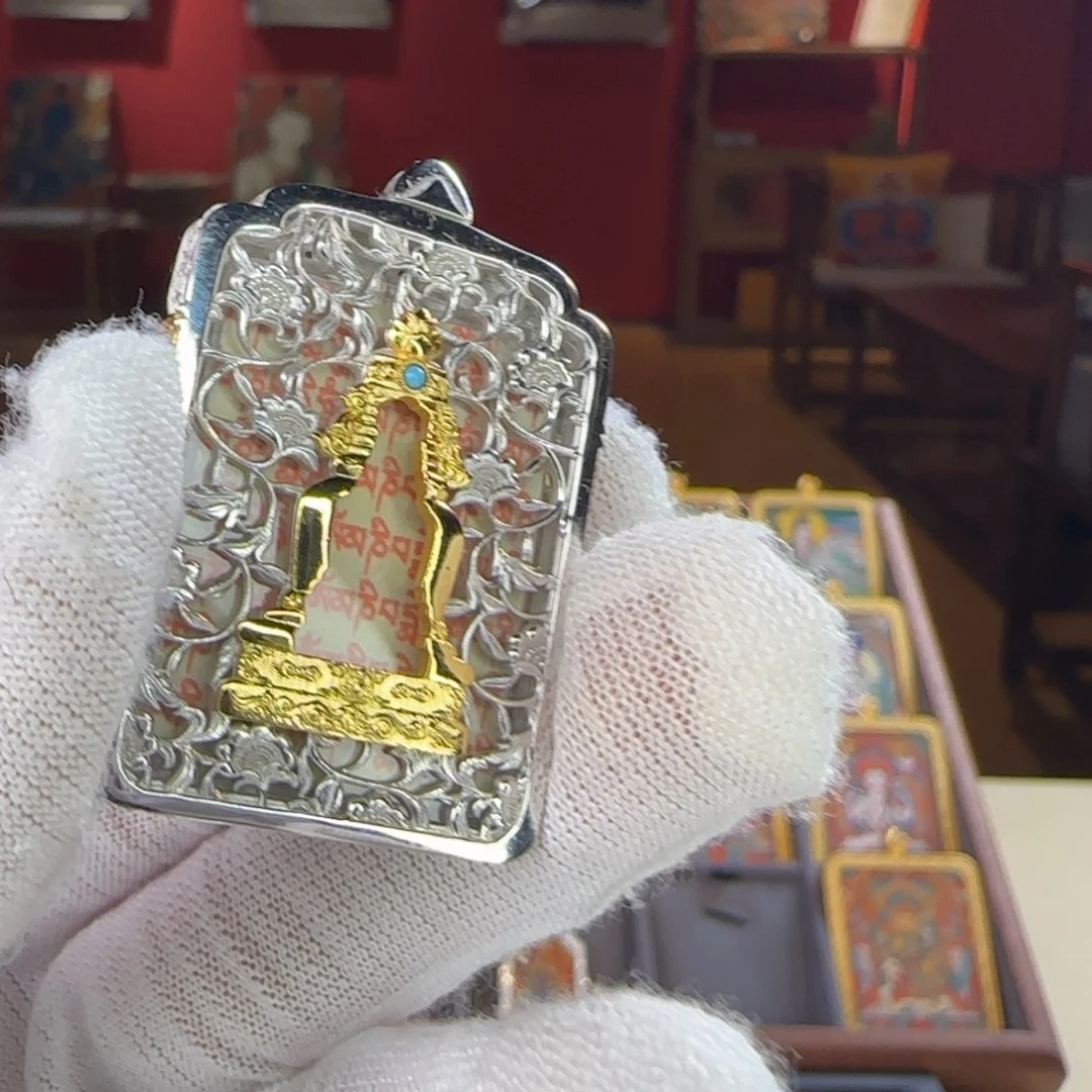 装裱画w**w手绘唐卡绘画作品