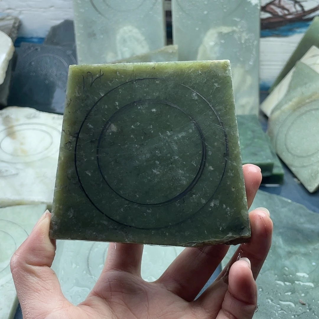 和田玉未镶嵌手镯定制手镯