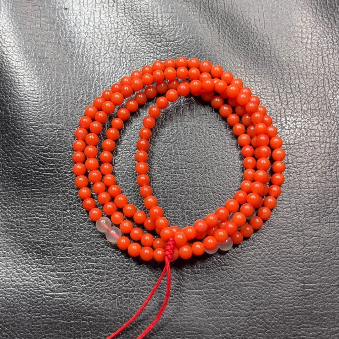 南红玛瑙未镶嵌小米多圈