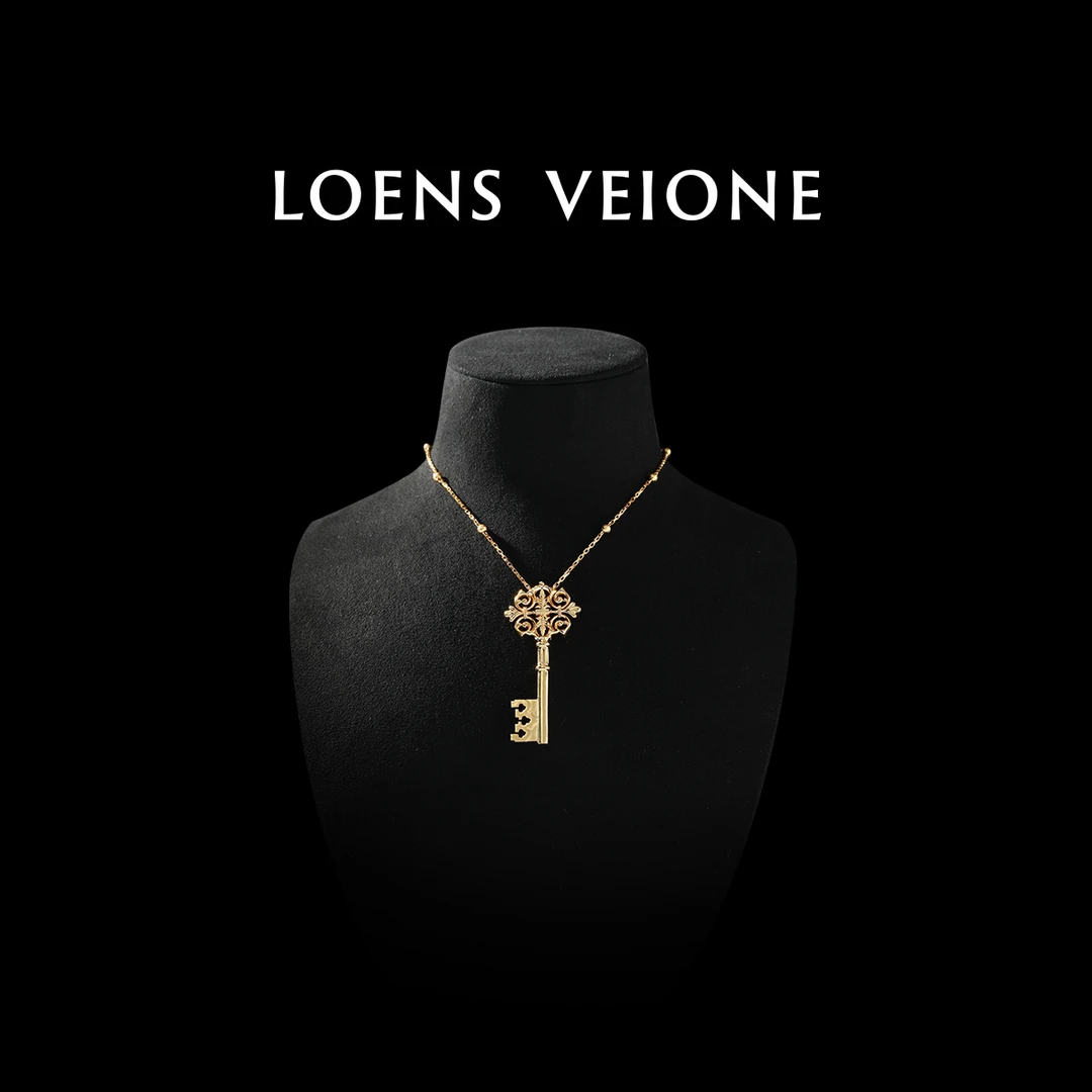 合金项链 LOENS VEIONE/罗拉金色旋转灵动精致坠链24WVCS0033N