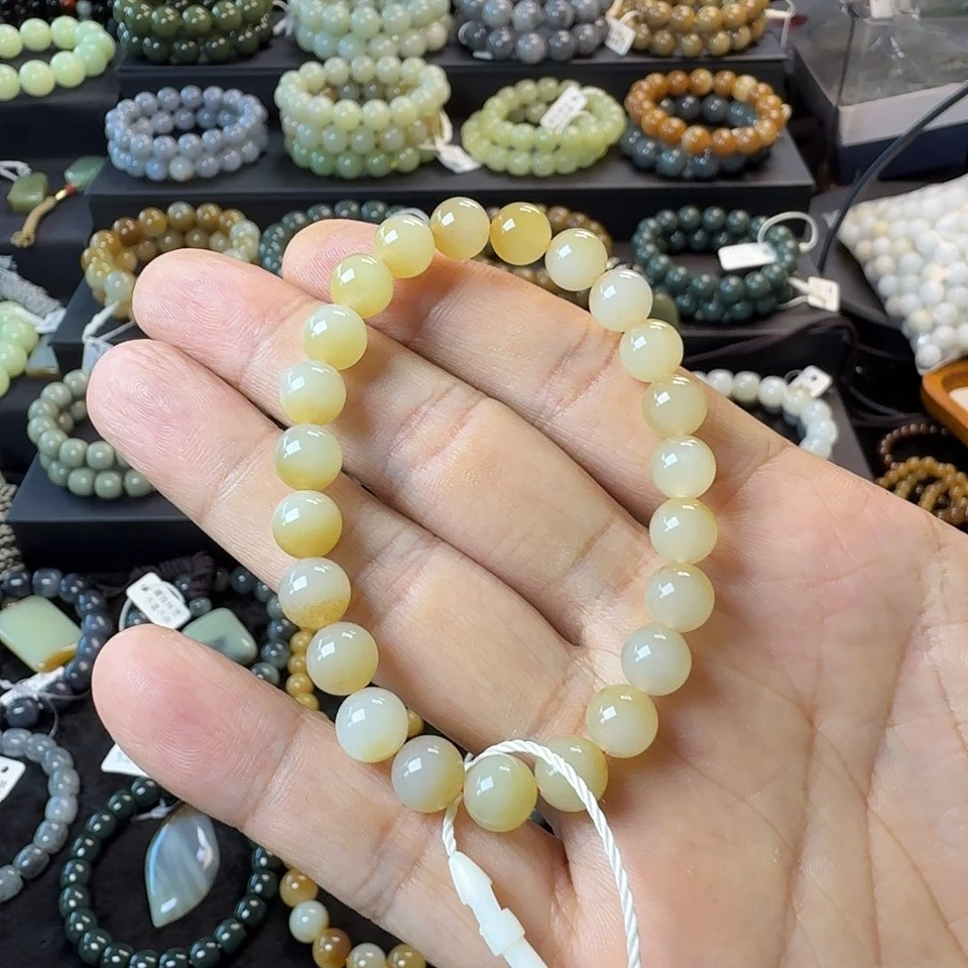 手链未镶嵌和田玉不****财