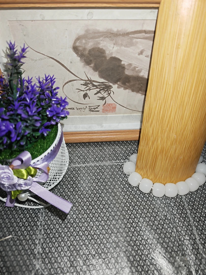 白 卡16 手串（1）竹具摆件细节对比展示图