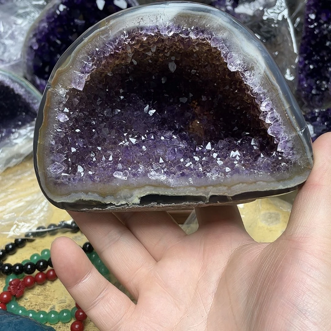 粮***票未镶嵌大型摆件（非配饰）紫晶