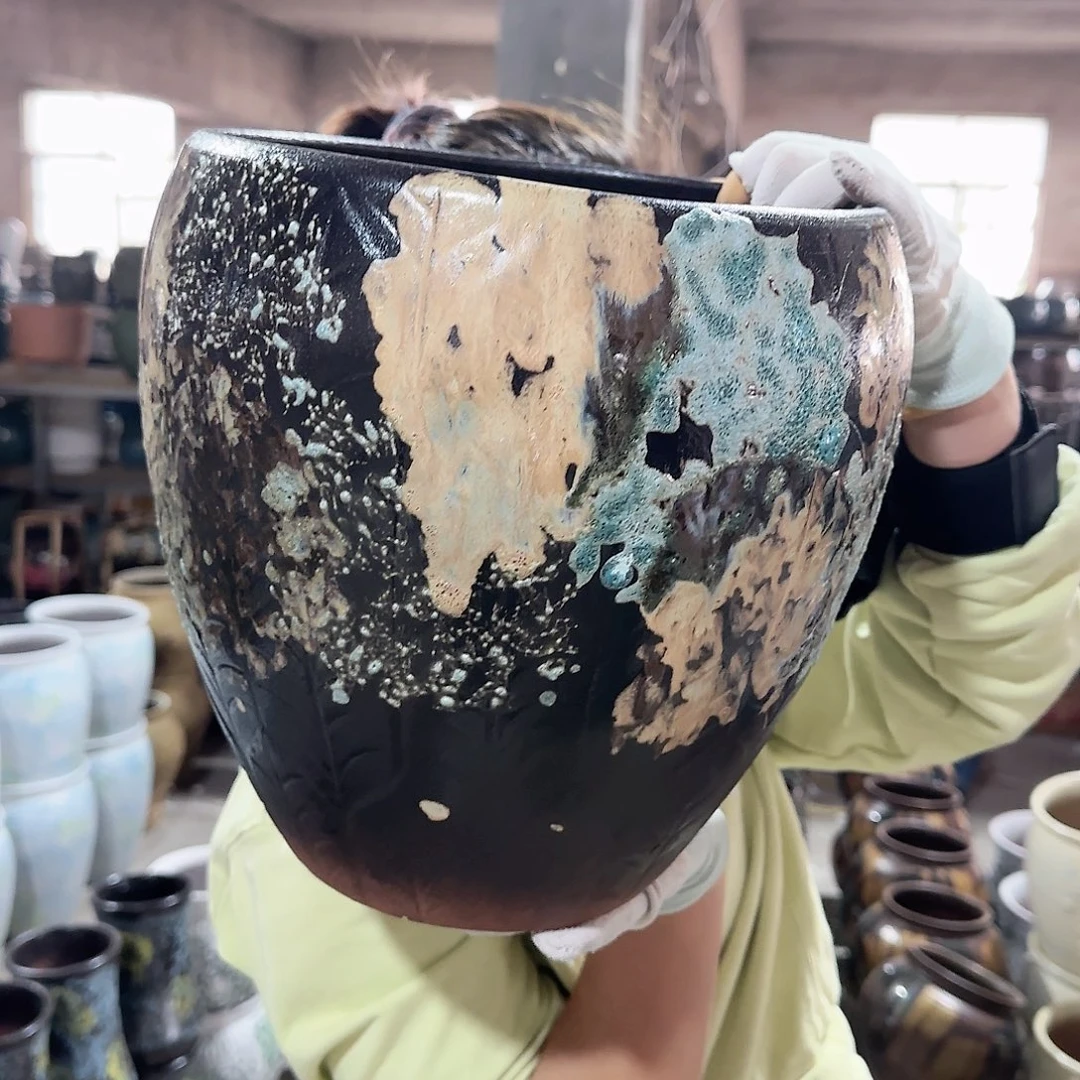 王嫂花盆1101-388高27口25