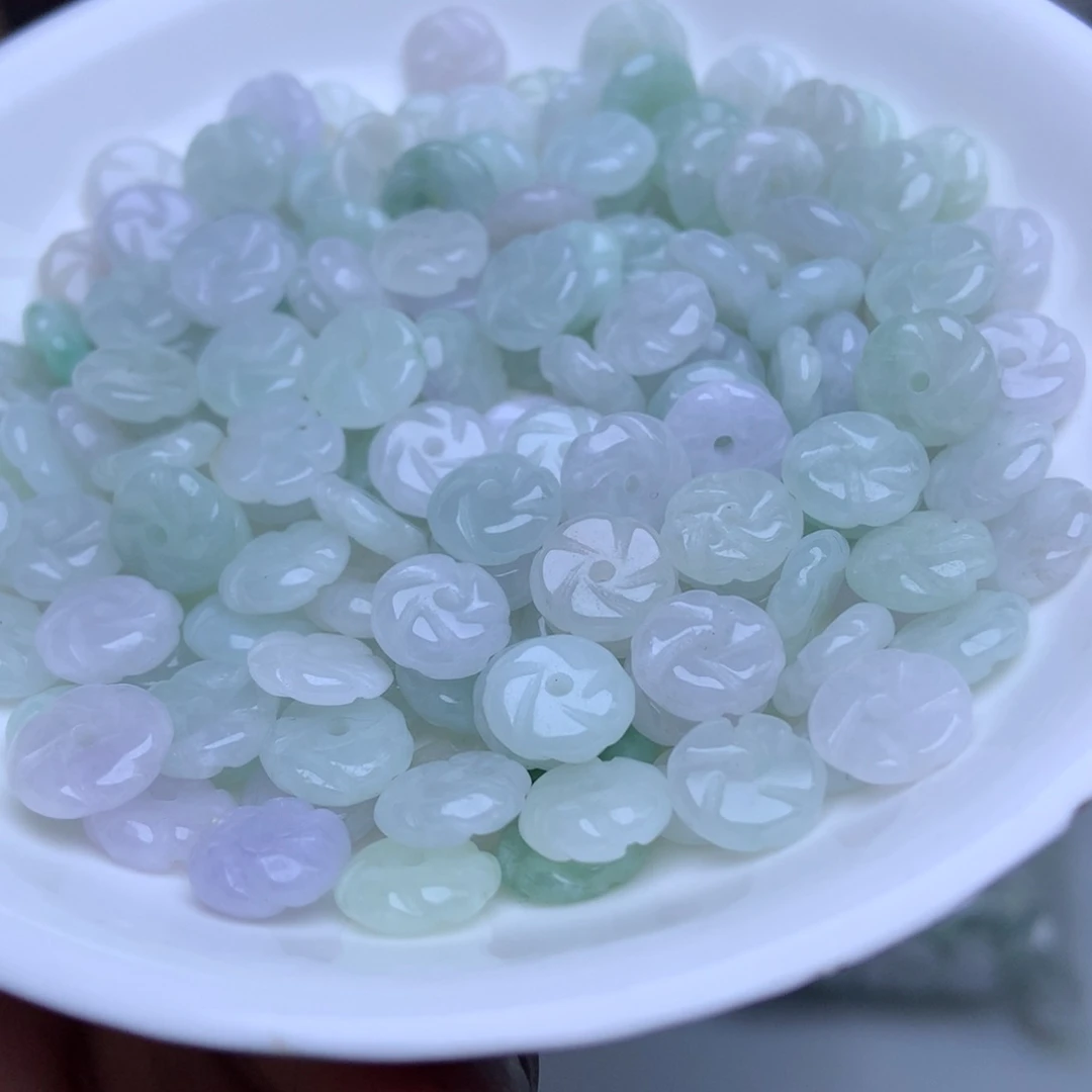 未镶嵌手链翡翠卡9冰花花50个