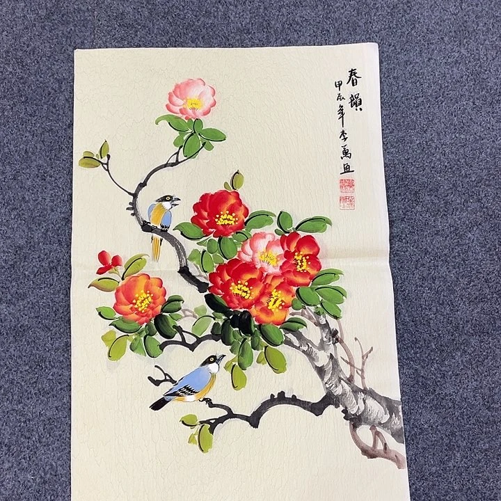 国画手绘的画法也太可爱