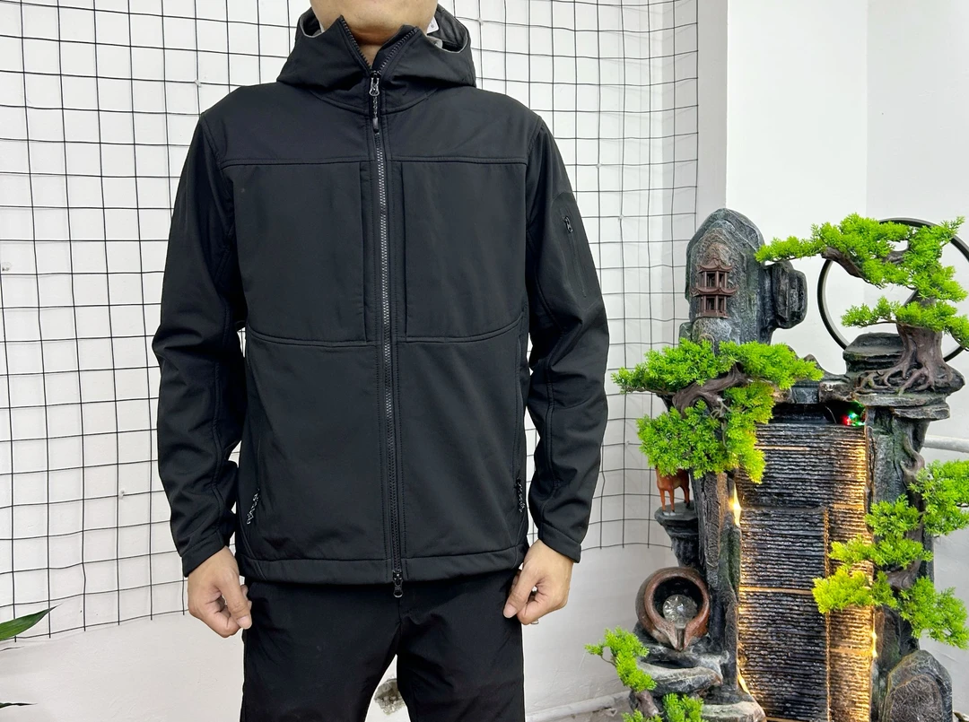 GAMA MX连帽加绒软壳透气防风