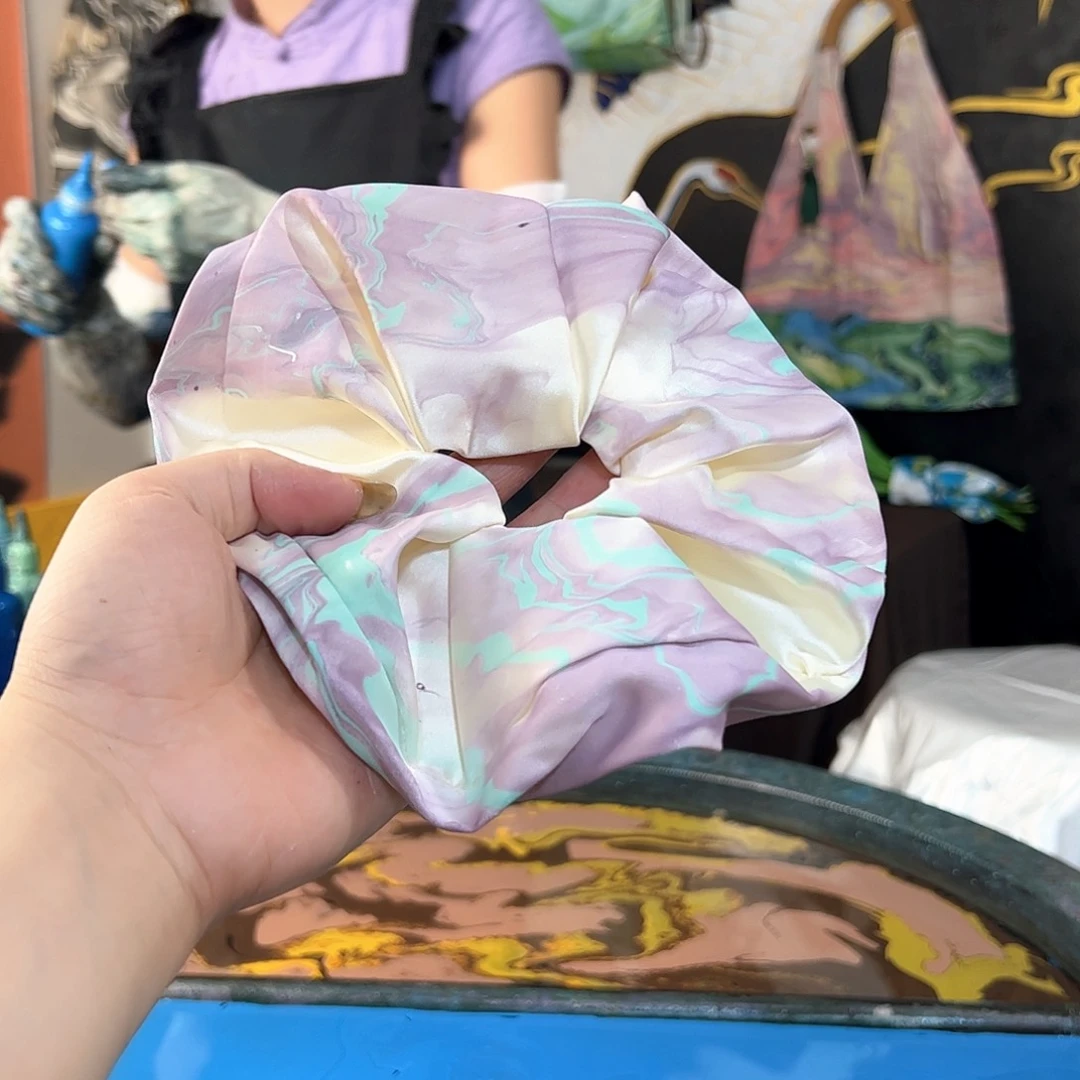 607圆饼发圈手作饰品