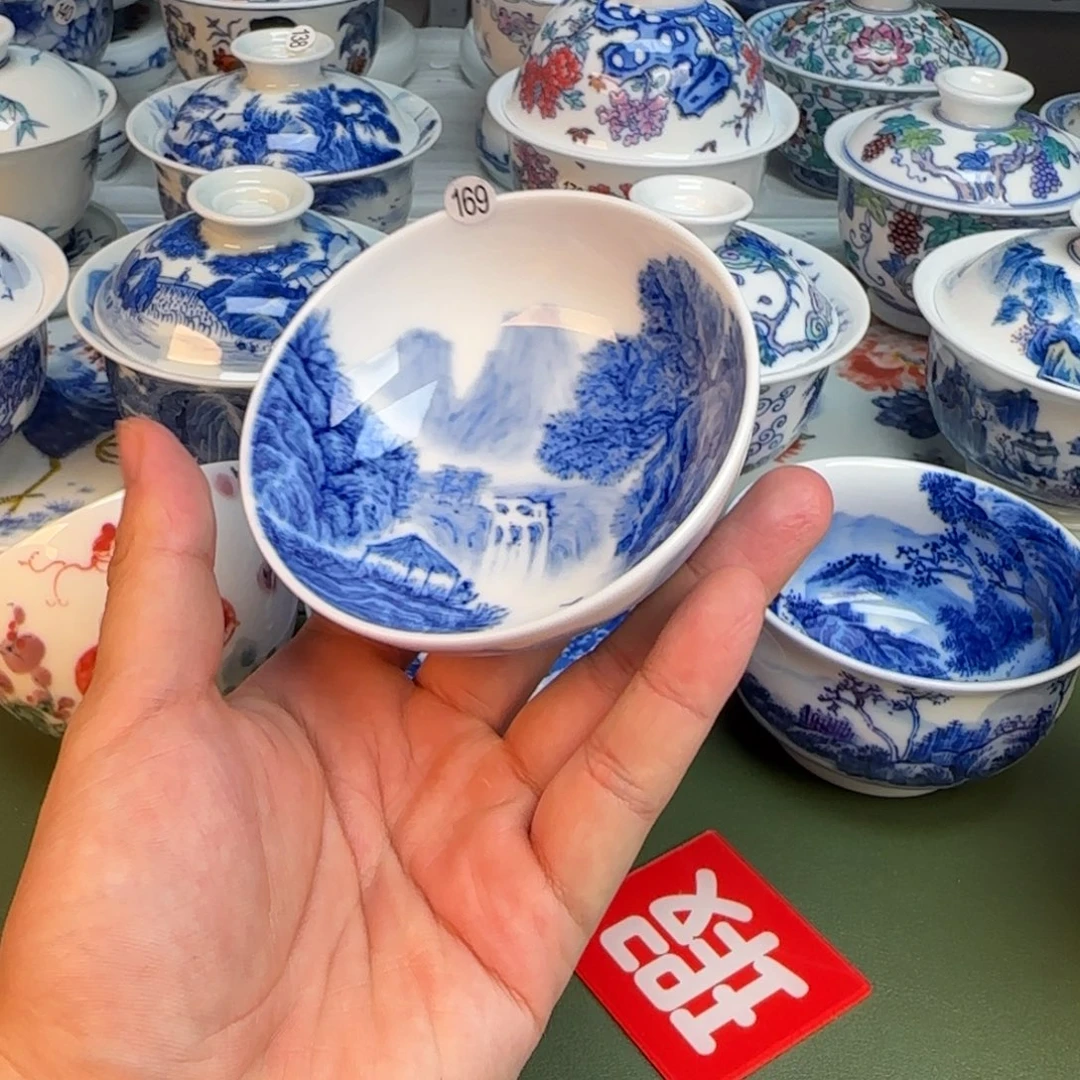 彦祖纯手工手绘茶具169
