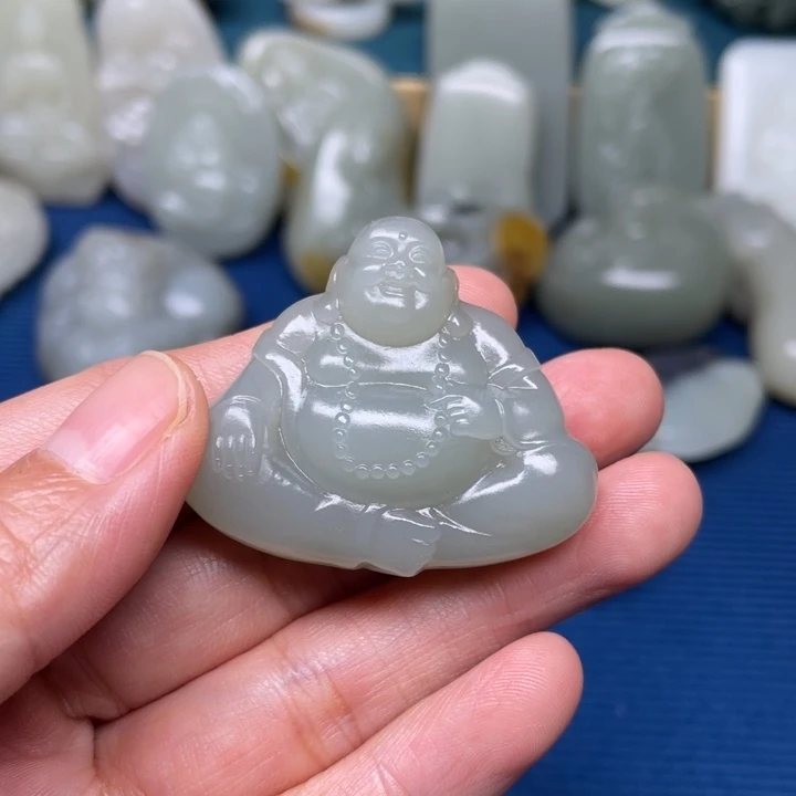 颈饰未镶嵌和田玉自****手