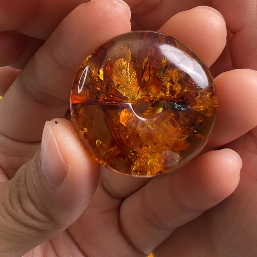 琥珀未镶嵌裸石微瑕