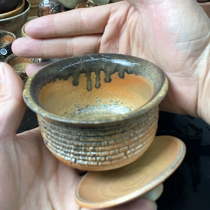 杯知*手工粗陶、柴烧茶器