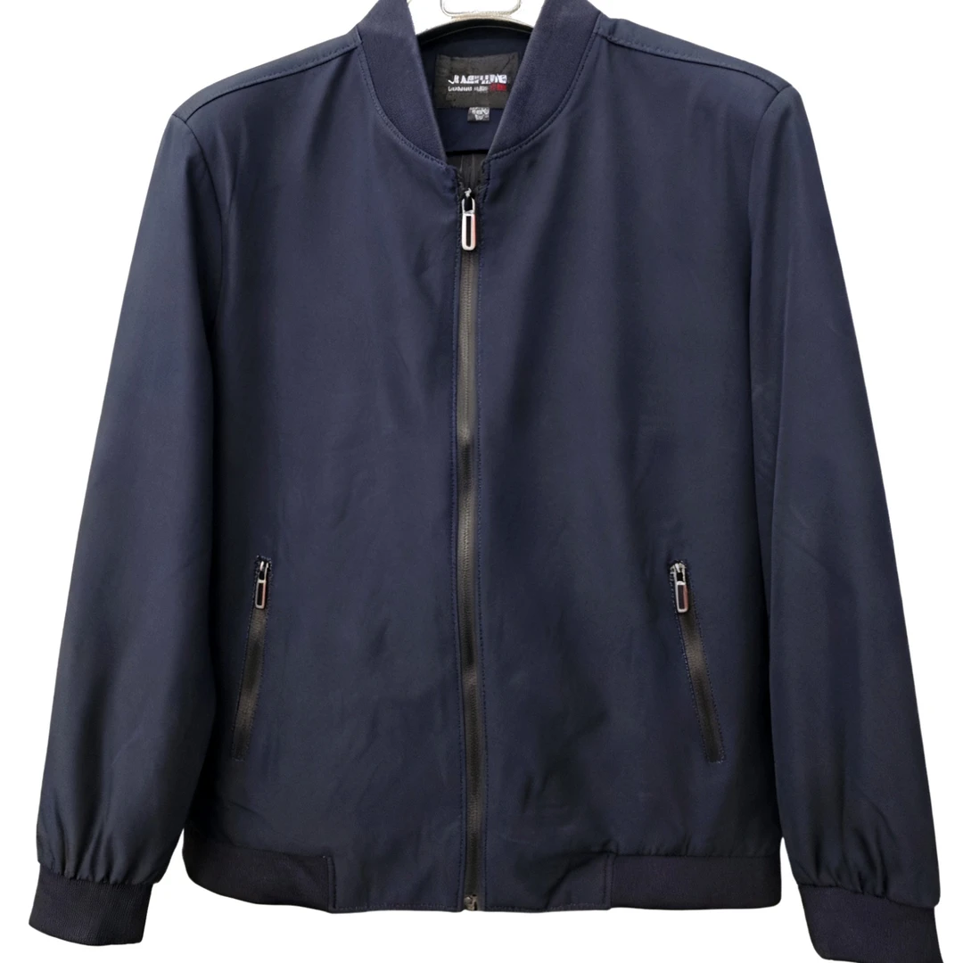 男士秋季夹克商务外套春秋季中老年款