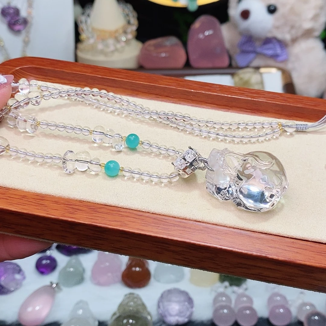 未镶嵌吊坠(赠链)水晶