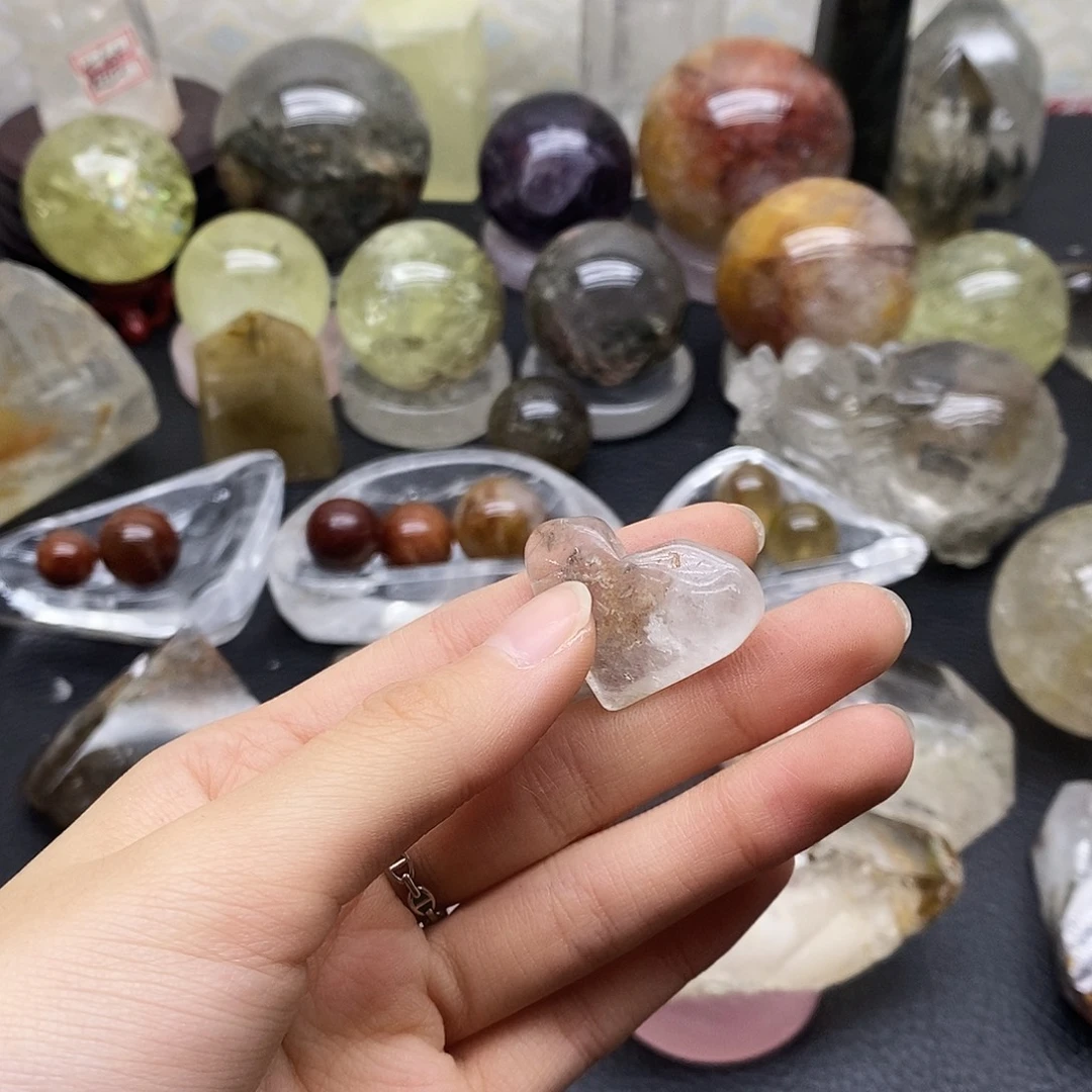 未镶嵌水晶珠宝半成品280水晶石
