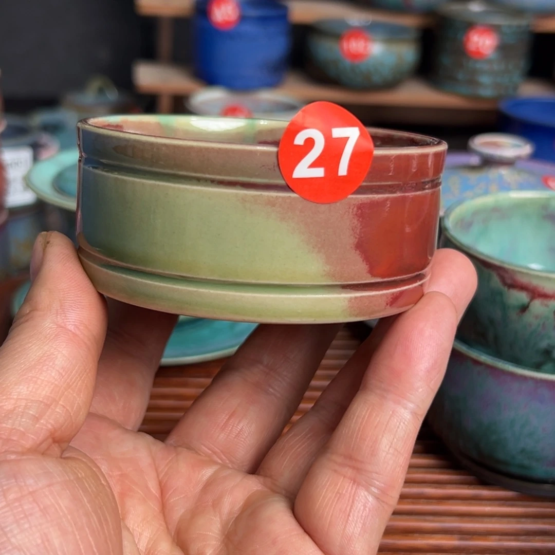 手工制作钧窑茶器