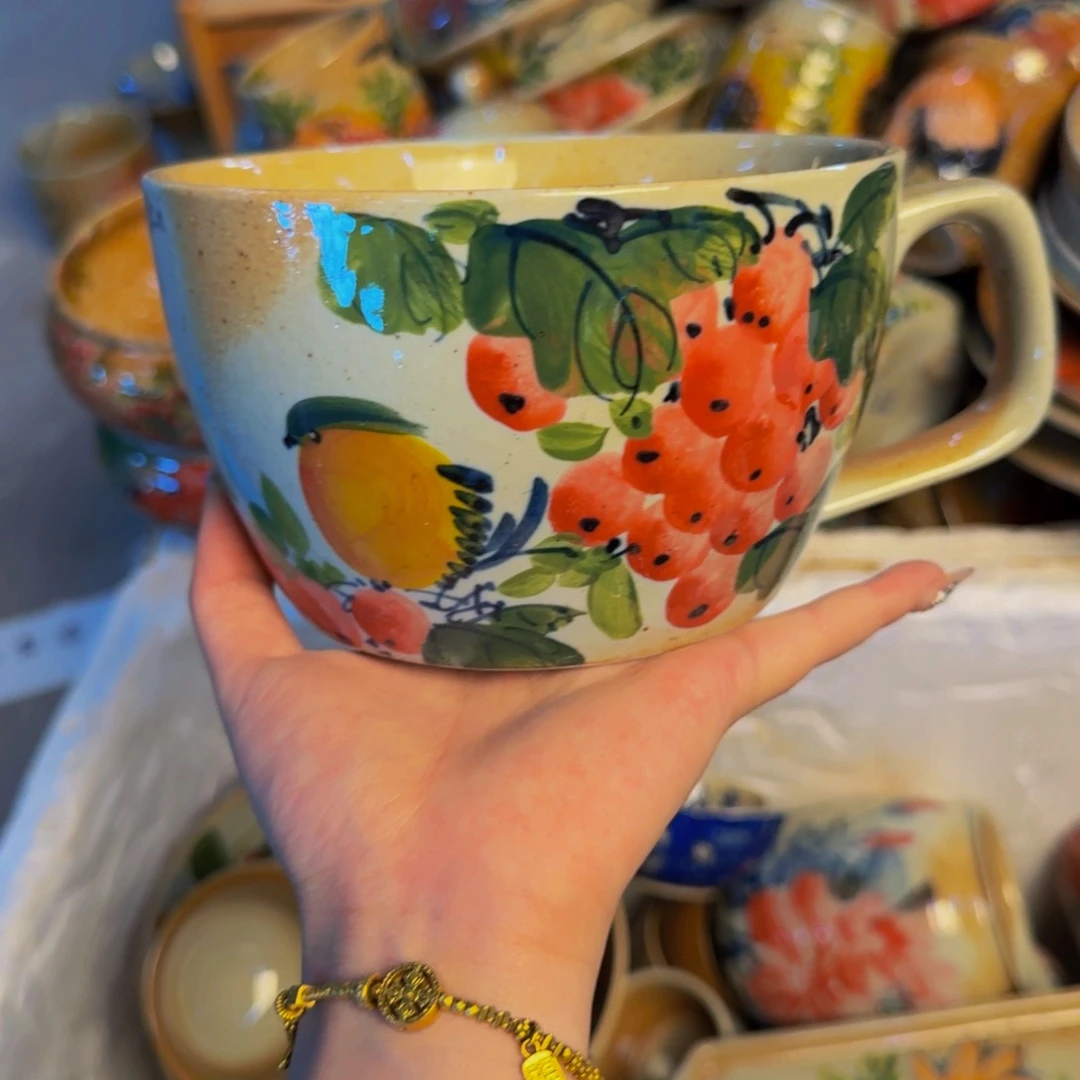 瓷片景德镇陶瓷手工手绘