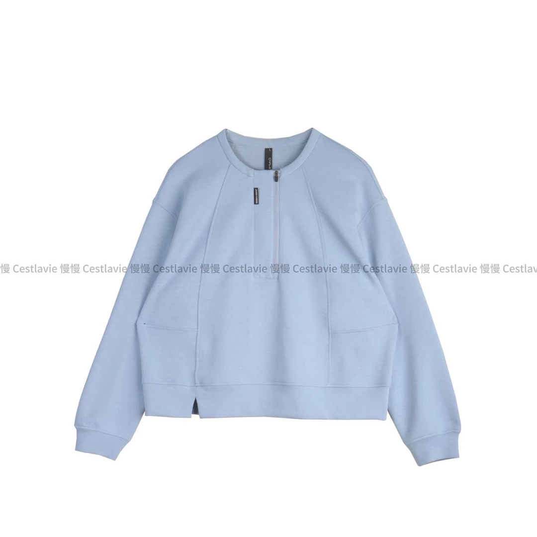 水淼26春拉链圆领卫衣2333