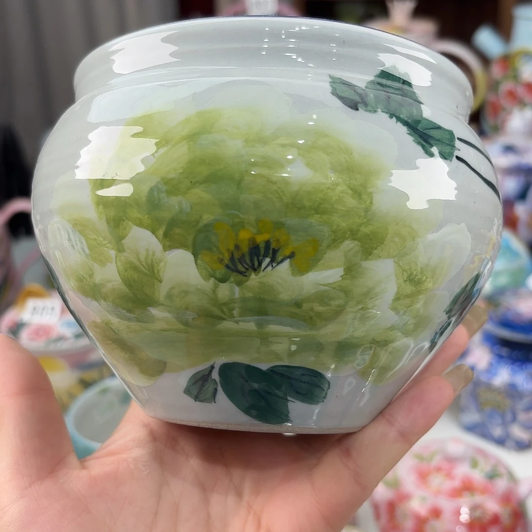 景德镇手绘高温釉下彩陶瓷茶具