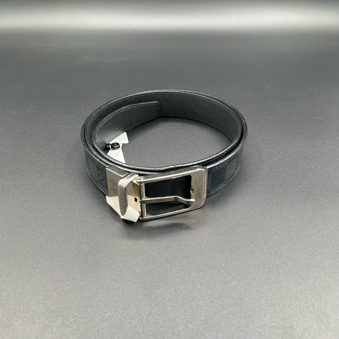 （jp）119 Louis Vuitton lv 棋盘格腰带 95cm/95新/5000/