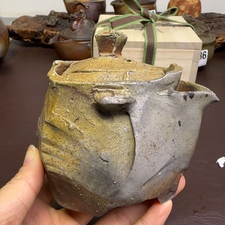 备前烧作品备前烧友利辛夫