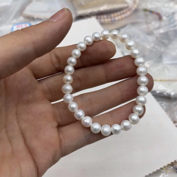 淡水珍珠未镶嵌颈饰001122