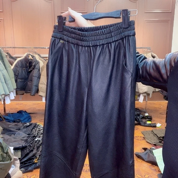 100……110斤皮长裤