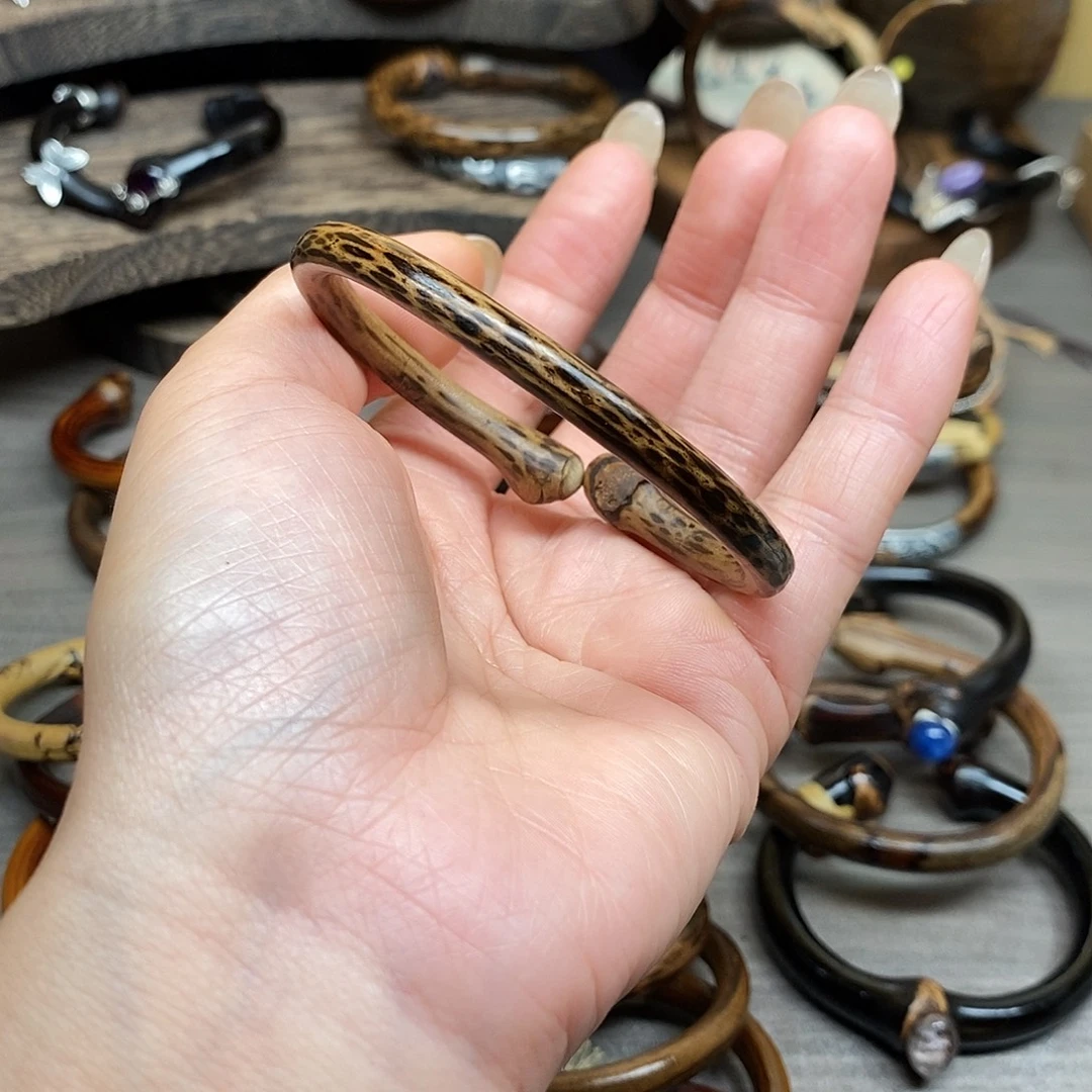 藤艺吊坠金刚豹纹15/17手围