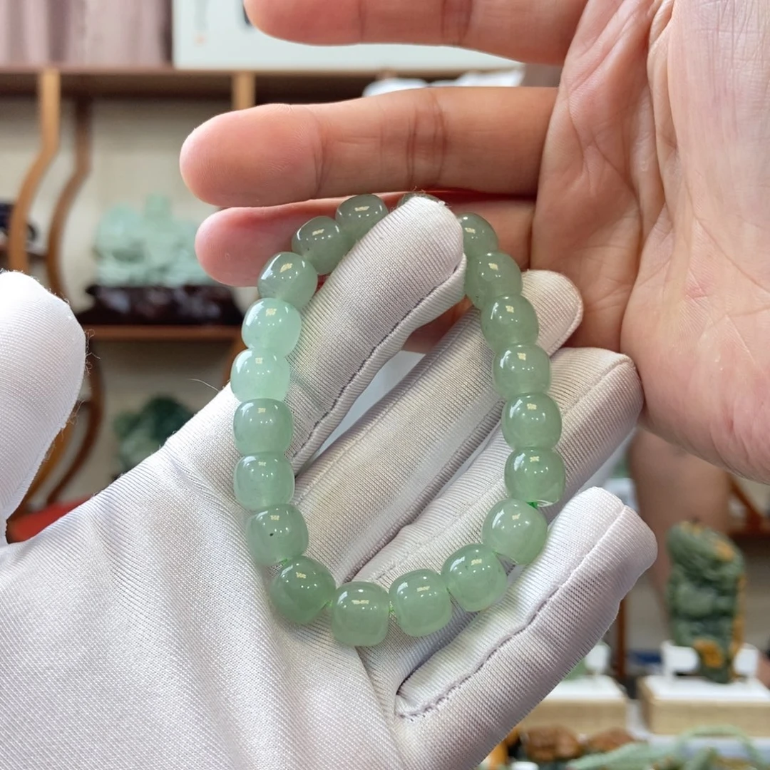 蛇纹石玉未镶嵌手串
