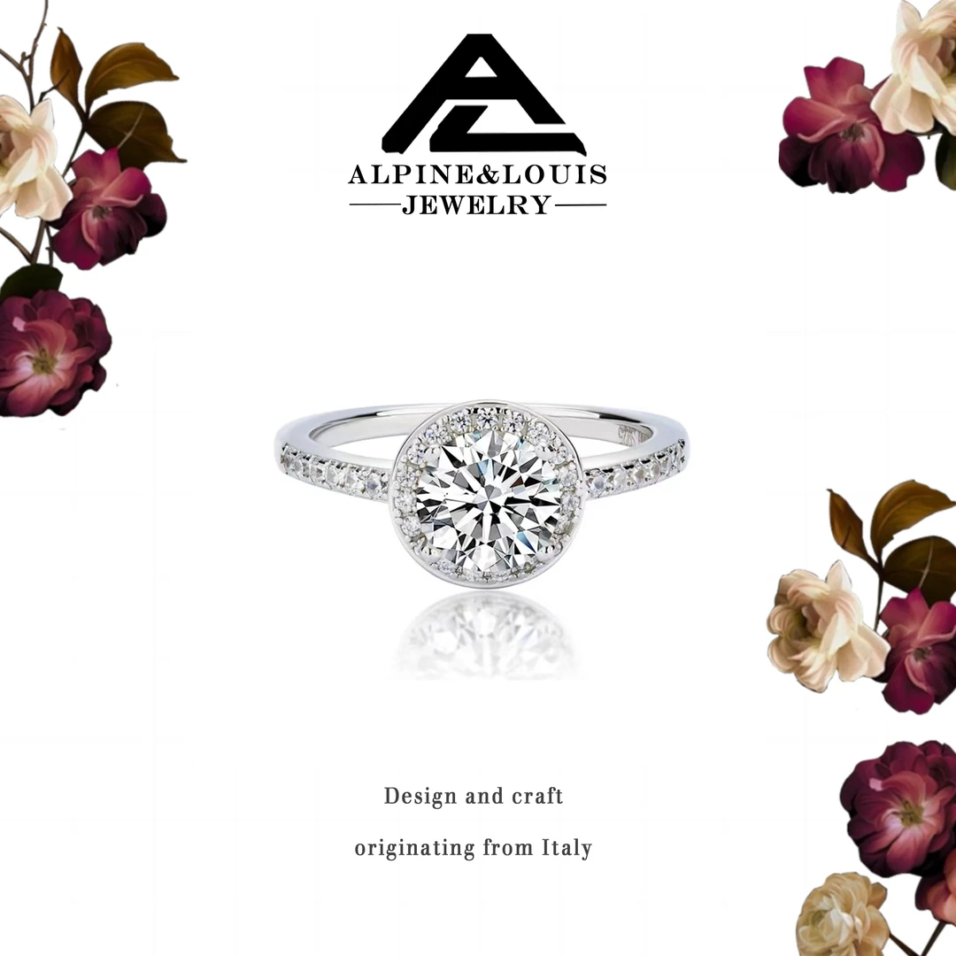 925银戒指 时尚百搭气质围镶精致戒指Z-3221